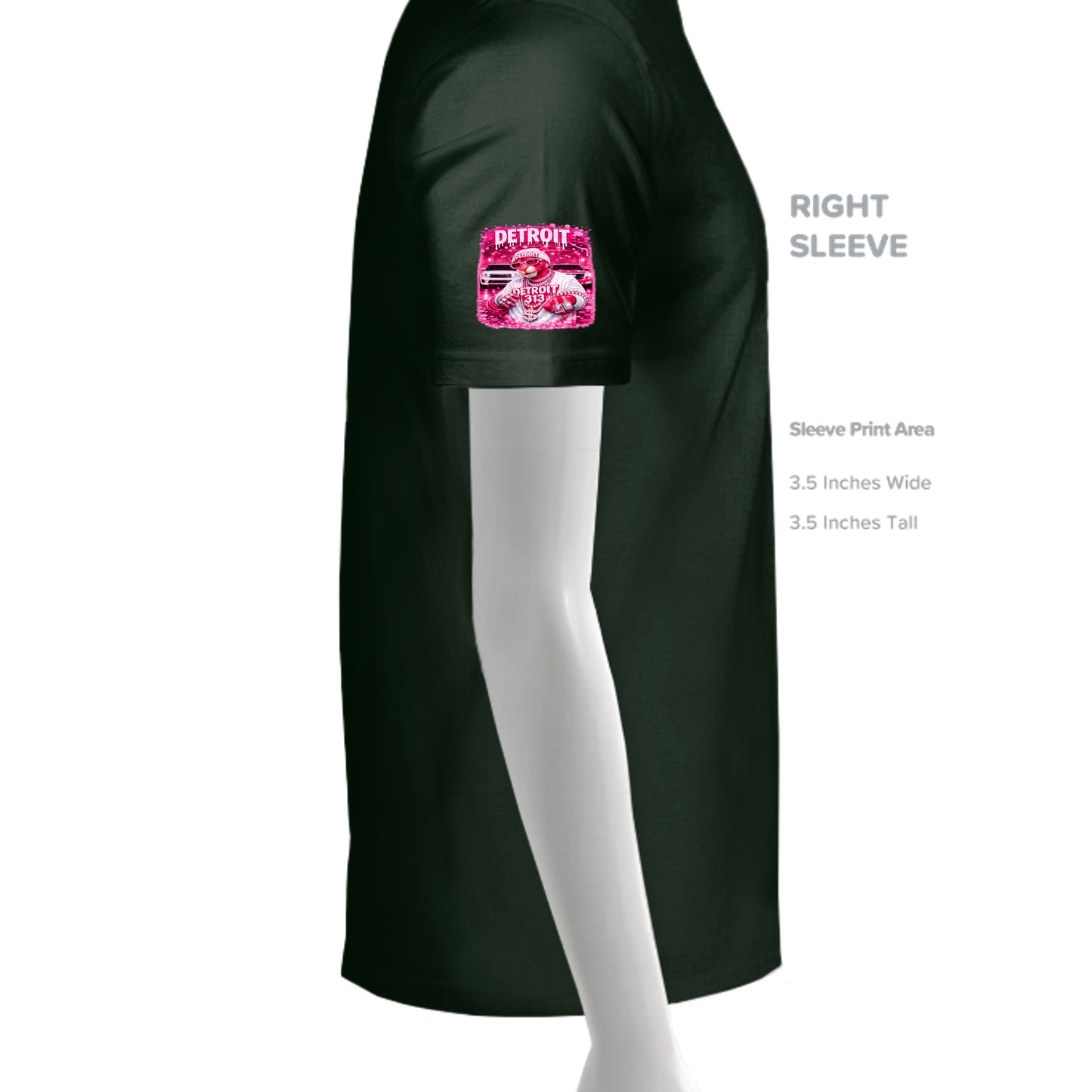 FOREST GREEN - G500B - SLEEVE_RIGHT