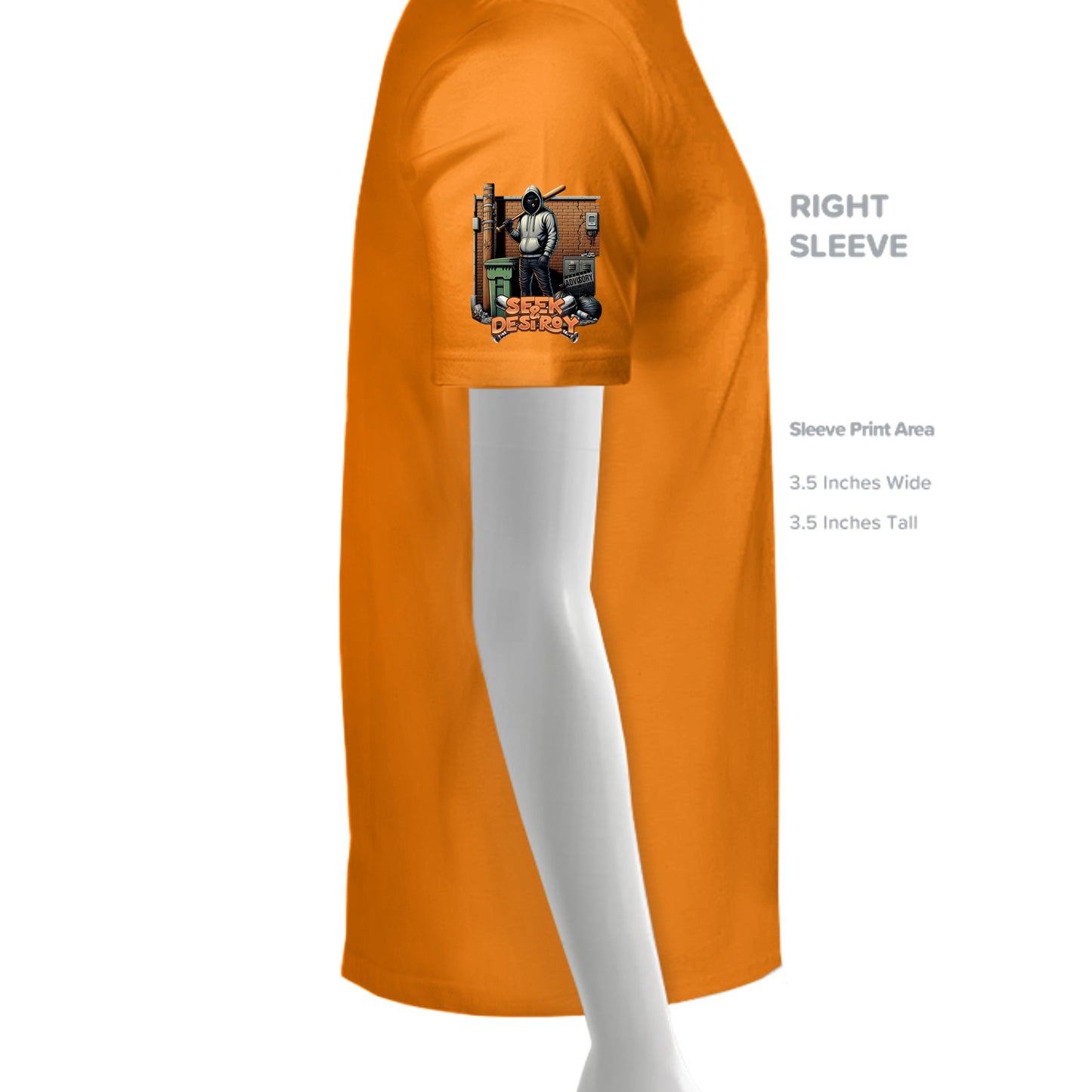 SAFETY ORANGE - G200 - SLEEVE_RIGHT