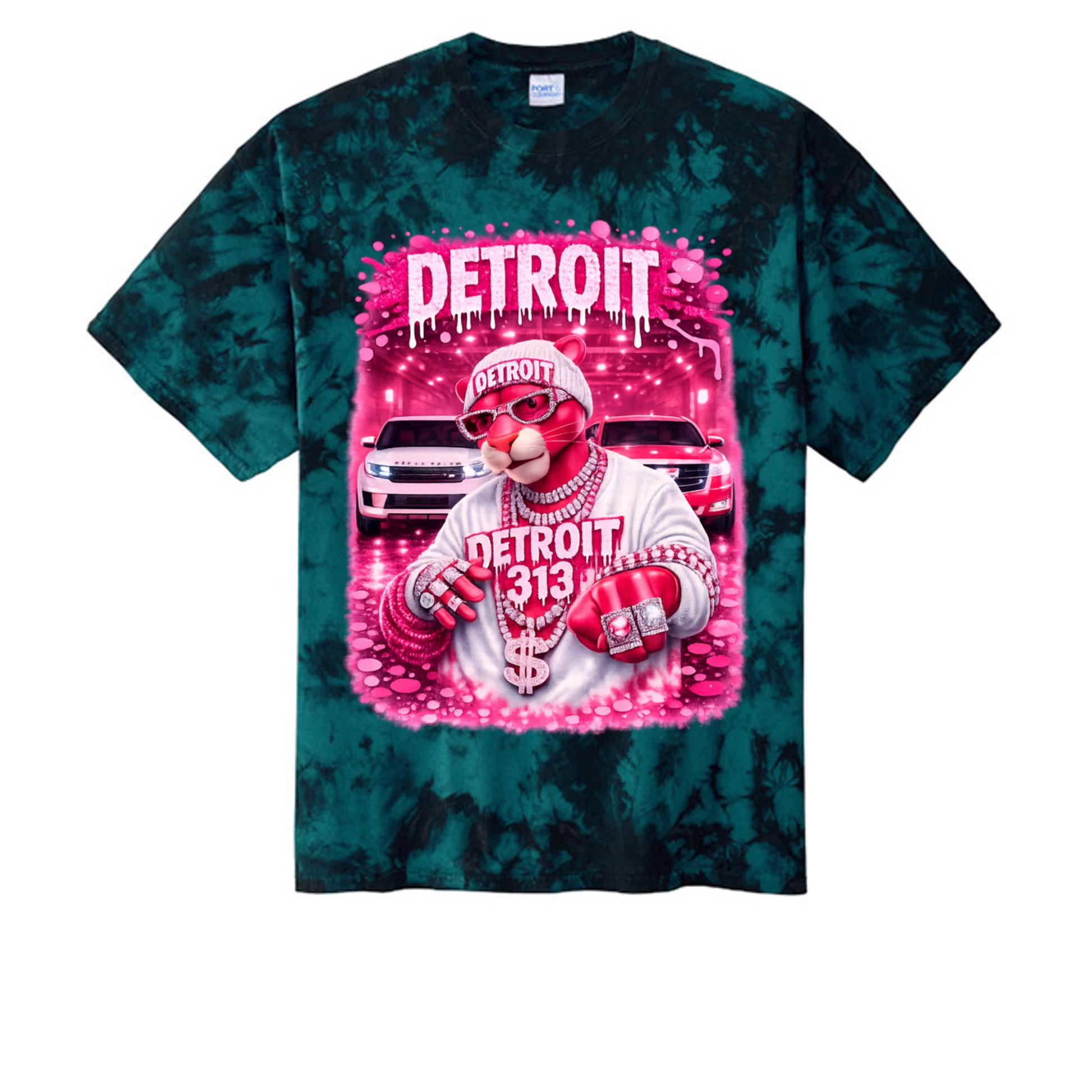 Black/Teal - PC145 - FRONT